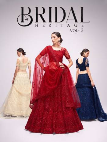 Bridal Heritage Vol 3 By Alizeh Designer Wedding Lehenga Choli Collection